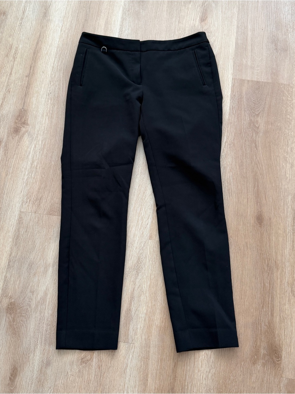 Adrianna Papell Black Slim Tailored Trousers